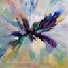 textured abstract acrylic painting